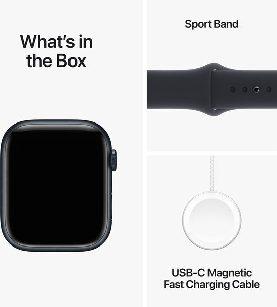 Apple Watch Series 9 - 45mm - Midnight Aluminium Case with Midnight Sport