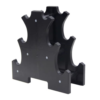 6 Slots Dumbbell Bracket Home Gym Dumbbell Display Rack Organizer Practical Fitness Equipment Storage Stand,1Pcs